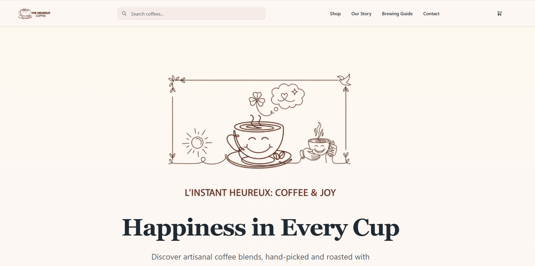 Heureux Coffee Website
